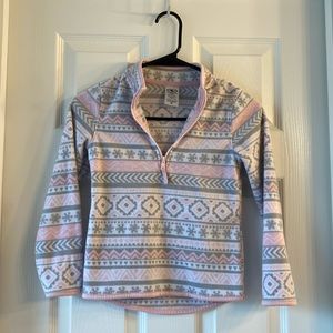 Girls Quarter Zip Pull Over Jacket - Size S(6/6x)